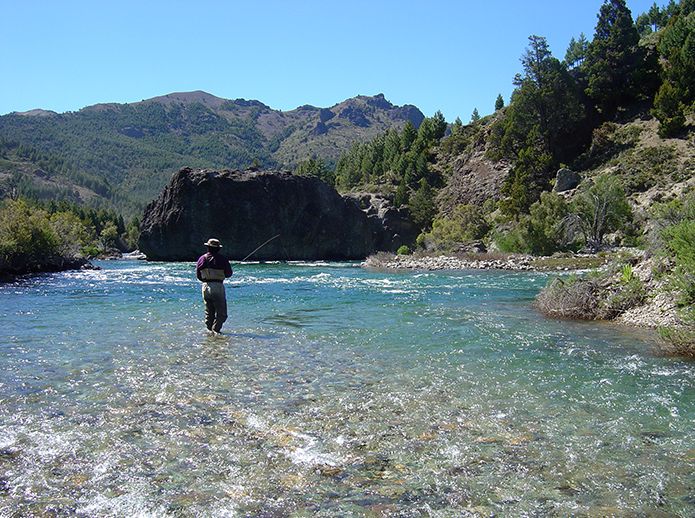 Pesca en San Martin de los Andes - Vadeo medio dia